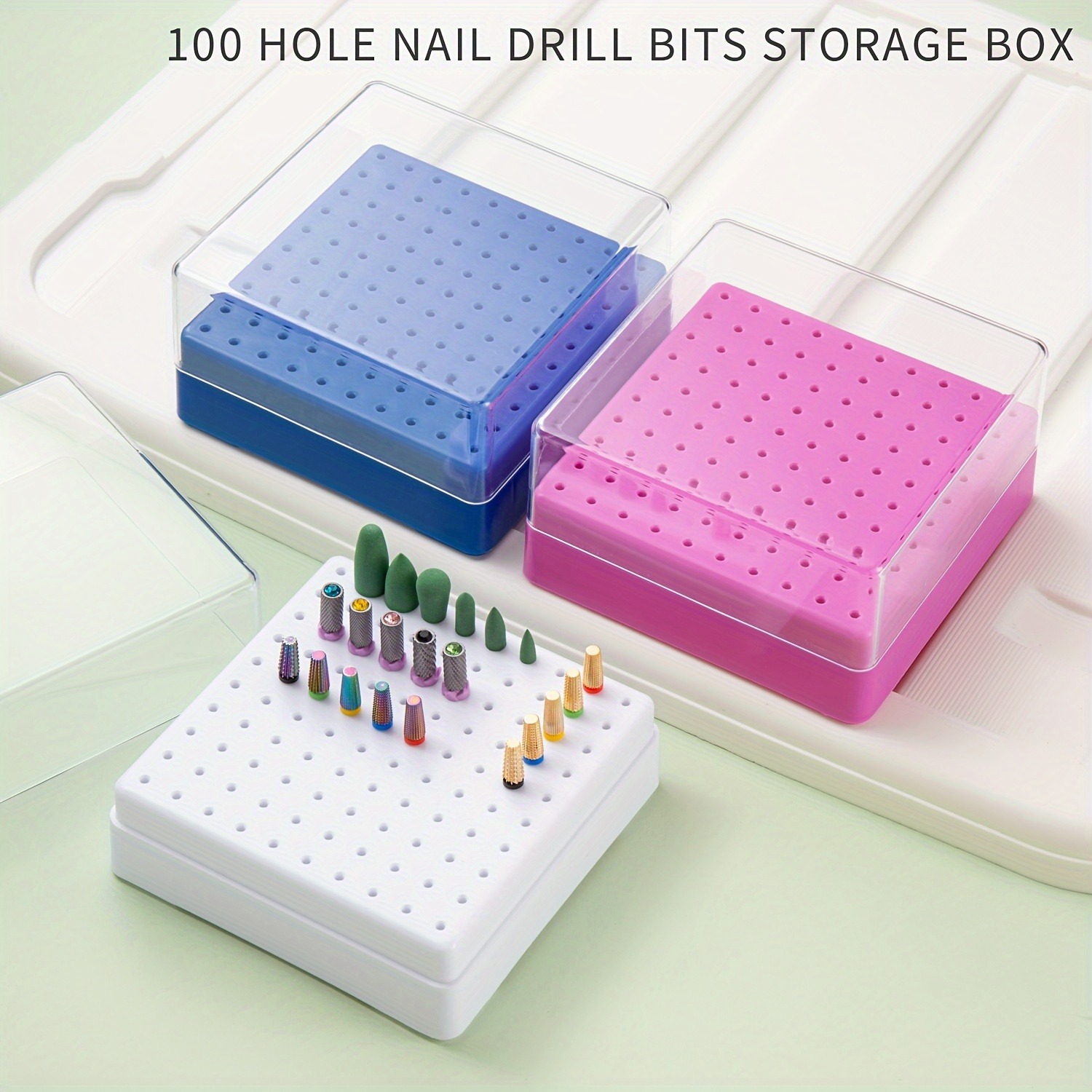 Nail Drill Machine - 30/100 furos 1 peça de vários