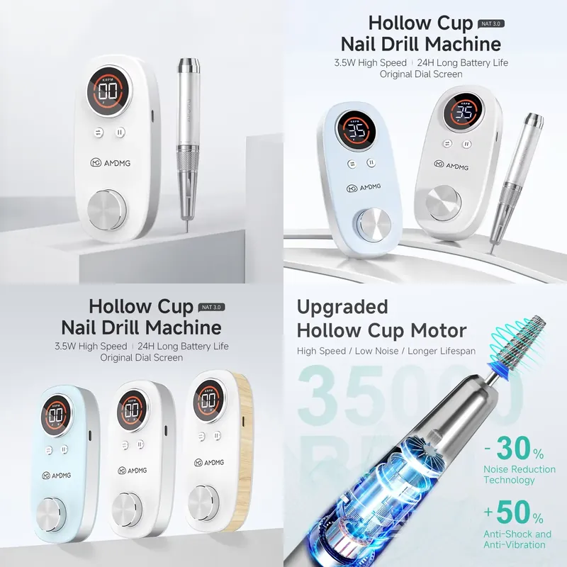 Máquina de Furar Unhas Profiss - Nail Drill Machine avaliação e preço