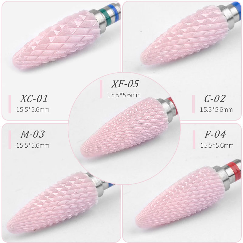 Fresas cerâmicas rosa para man - Nail Drill Machine avaliação e preço