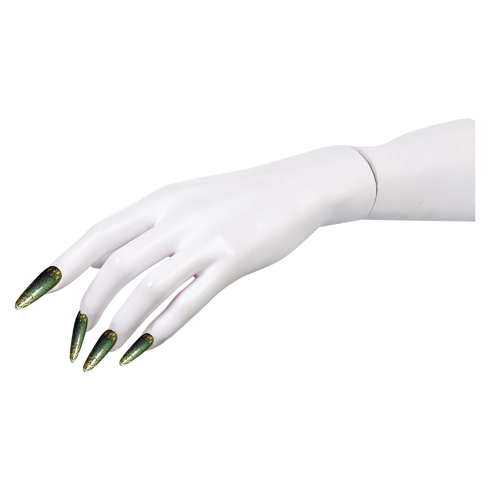 Unhas prensadas verdes com det - Nail Art Press On avaliação e preço