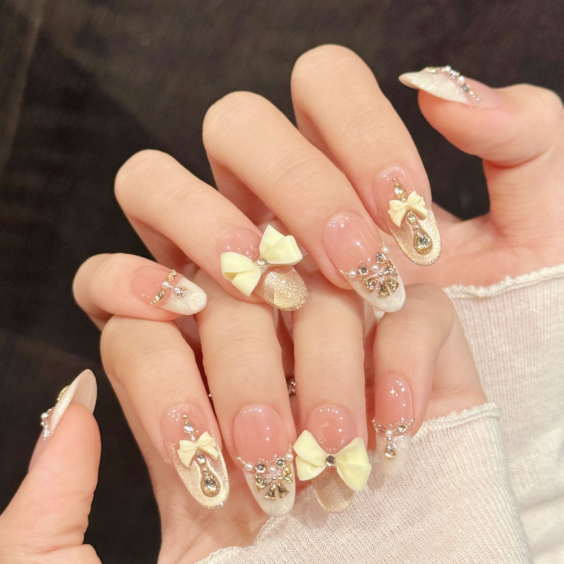 10 pçs artesanal imprensa em u - Nail Art Press On avaliação e preço