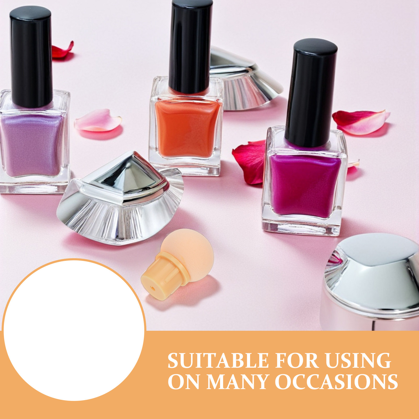 50 Peças de Cabeças de Esponja - Nail Art Ombre avaliação e preço
