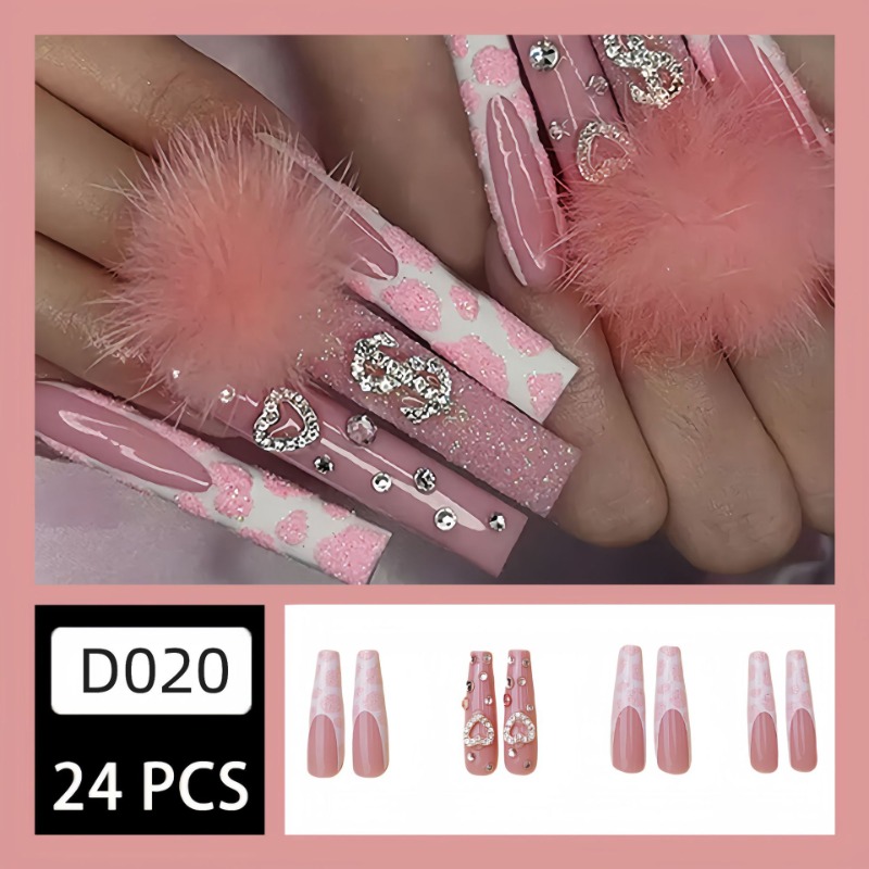 Extra Long Square Dicas unhas  - Nail Art Pink avaliação e preço